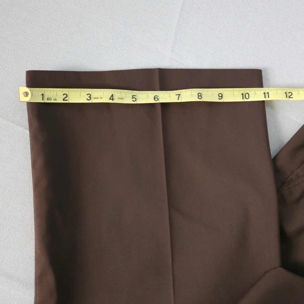 Talbots Heritage Wide Leg Trousers Brown 12‎ Dress Pants Career Slacks - Picture 11 of 11